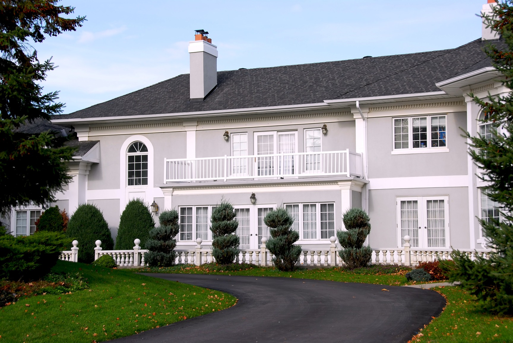 Beautiful mansion in grey and white color vancouver asbestos and hazardous material removal